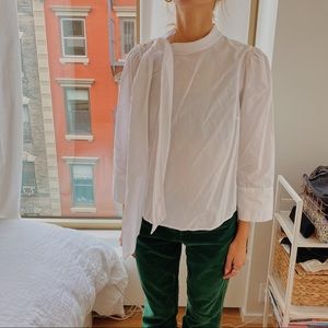 Ulla Johnson Tie-Neck Blouse